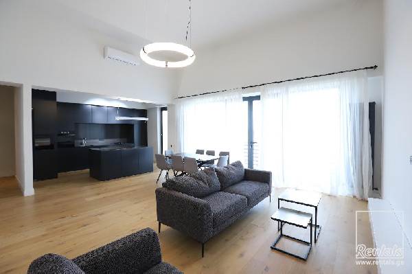 flat ( apartment ) For Rent  In Tbilisi , Saburtalo; Bza Lisi Veranda